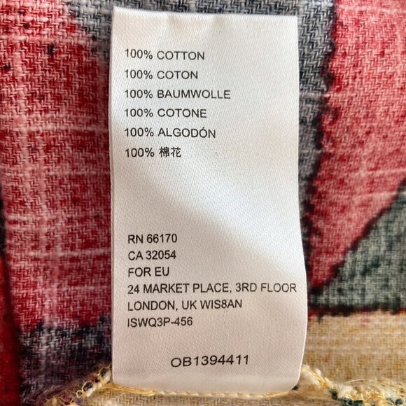 BDG by Urban Outfitters Brody Geometric Print Flannel Button Up Shirt Shacket - Picture 15 of 15